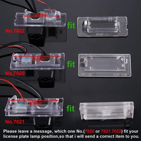 HD IP68 170° Night Vision Reversing Plate Light License Rear View Backup Camera Compatible with BMW Mini Cooper Kombilimousine R55 R56/Convertible cabrio R52/Cabriolet R57/Coupe R58/Roadster R59(7022) in Saudi Arabia