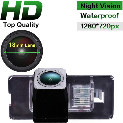 HD IP68 170° Night Vision Reversing Plate Light License Rear View Backup Camera Compatible with BMW Mini Cooper Kombilimousine R55 R56/Convertible cabrio R52/Cabriolet R57/Coupe R58/Roadster R59(7022) in Saudi Arabia