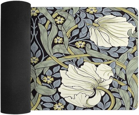 Gaming Mouse Pad, William Morris Pimpernel Mouse Pad11.8 x23.6 Inch Computer Mouse Mat Keyboard Full Desk Mousepad for Gaming, Office, Home in Saudi Arabia