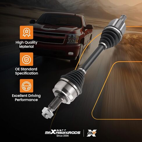 maXpeedingrods Front CV Axle Shaft Assembly for Jeep Compass MP 2018 2019 2020 2021 L4 2.4L, Left or Right Side, Replace# 68287865AA in Kuwait