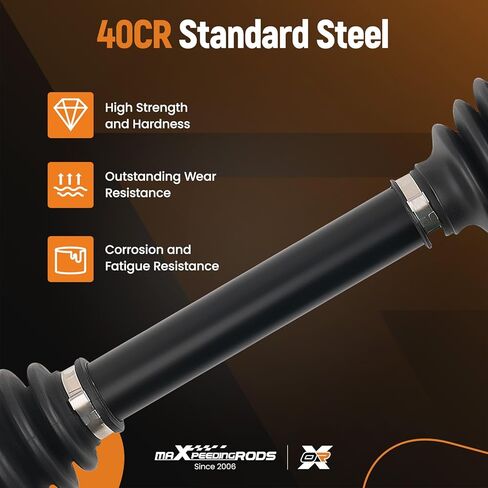 maXpeedingrods Front CV Axle Shaft Assembly for Jeep Compass MP 2018 2019 2020 2021 L4 2.4L, Left or Right Side, Replace# 68287865AA in Kuwait