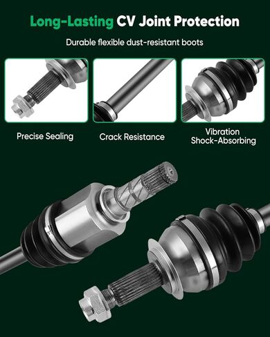 Front Left Right CV Axle Shaft Assembly Fits 2009-2013 for Subaru Forester 2011-2014 for Subaru Impreza 2012-2014 for Subaru WRX 2013-2014 for Subaru XV Crosstrek 66-7381,2PCS in Saudi Arabia