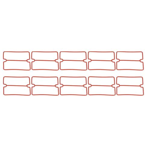 Rubber Sealing Ring Valve Plate Sealing Ring Connecting Sealing Ring Durable Heat Smooth Oil Free Accurate Fit for Engine Cylinder Cover Valve Plate Red 98mm 100mm 96mm 80mm 10Pcs (1500W) in Saudi Arabia