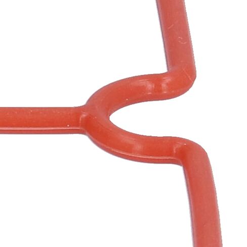 Rubber Sealing Ring Valve Plate Sealing Ring Connecting Sealing Ring Durable Heat Smooth Oil Free Accurate Fit for Engine Cylinder Cover Valve Plate Red 98mm 100mm 96mm 80mm 10Pcs (1500W) in Saudi Arabia