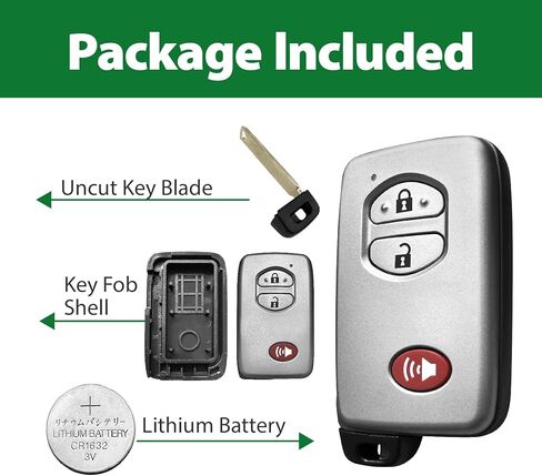 استبدال لـ 2012 2013 2014 2015 Smart Proximity Toyota Prius 4Runner Avalon LE Camry Corolla RAV4 Highlander Landcruiser GNE 271451-3370 مفتاح لوحة Fob HYQ14AAB 315MHz 3 أزرار in Kuwait