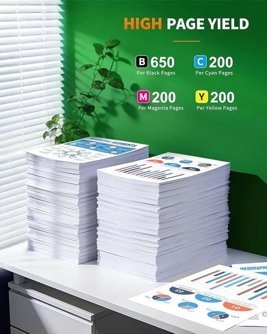 استبدال حبر 61XL لحبر HP 61 61XL لخراطيش حبر HP 61 تعمل مع HP Envy 4500 5530 4501 4502 DeskJet 1000 1010 1510 2050 2510 2540 OfficeJet 2620 4630 Printer (1 أسود، 1 ثلاثي الألوان) in Kuwait
