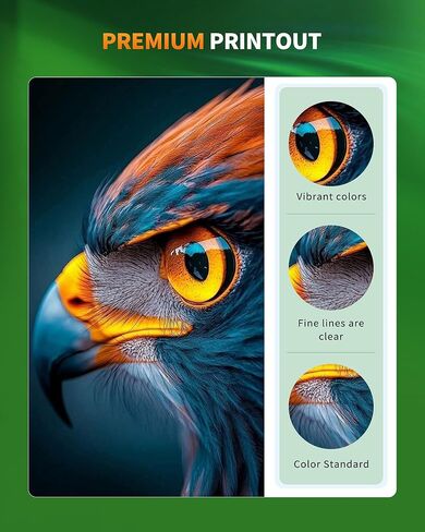 استبدال حبر 61XL لحبر HP 61 61XL لخراطيش حبر HP 61 تعمل مع HP Envy 4500 5530 4501 4502 DeskJet 1000 1010 1510 2050 2510 2540 OfficeJet 2620 4630 Printer (1 أسود، 1 ثلاثي الألوان) in Kuwait