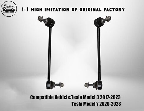 2Psc Front Sway Bar Links Stabilizer Bar Links, Compatible with Tesla Model 3 2017-2021, Model Y 2020-2023 1188396-00-B, 1044391-00-B,1044391-00-D, 118839100B, 104439600D, 118839600B in Saudi Arabia