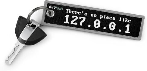 سلاسل مفاتيح KEYTAILS، علامة مفاتيح عالية الجودة للمبرمج والمطور والمهندس [لا يوجد مكان مثل 127.0.0.1 (المنزل)] in Kuwait