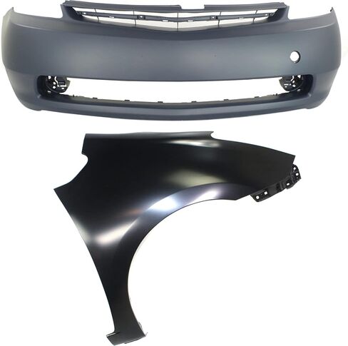 طقم غطاء مصد الصدمات Garage-Pro متوافق مع Toyota Prius 2004-2006 Primed Front in Kuwait