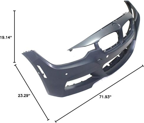 Garage-Pro Bumper Cover Compatible with 2017-2018 BMW 330i, Fits 2016-2018 BMW 330e, Fits 2013-2015 BMW ActiveHybrid 3, Fits 2013-2018 BMW 320i, Fits 2013-2018 BMW 320i xDrive Front in Kuwait