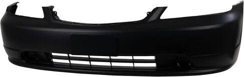 Evan Fischer Front Bumper Cover Compatible with 2001-2003 Honda Civic, For Coupe/Sedan, Primed, with License Plate Provision in Kuwait