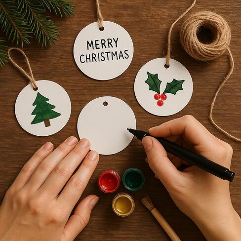 20 Pieces Solid Core White Chipboard Circles - Extra Thick 28pt White Circle Cardstock - Heavyweight Circle Cutouts For Scrapbooking, Crafts & Product Backing (3" Round) in Kuwait