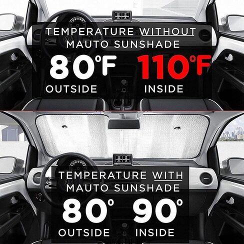 Windshield Sun Shade Cavalier King Charles Spaniel Windshield Shade Cover Heat and Sun Prevention Keep Car Cool for Most Sedans SUV Truck Automotive 55x30in in Kuwait