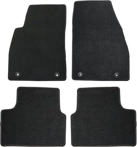GXARTS Car Floor Mats Carpet Full Set All-Weather Protect Compatible with Chevrolet Malibu 2011 2012 2013 2014 2015 2016 | WaterproofBlack Car Mats with Anti-Slip Backing in Kuwait