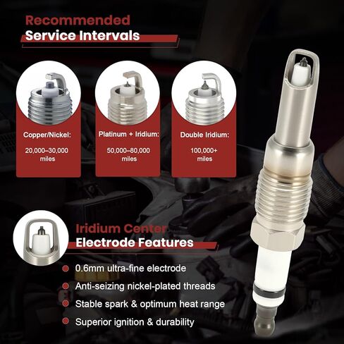 SP515 SP546 Platinum Spark Plugs Set of 8 Compatible with Ford F150 2004-2008,F-250/F-350 Super Duty Expedition 2005-2008,Compatible with Lincoln Mark LT 2006-2008, Navigator 2005-2008, 5.4L V8 in Saudi Arabia