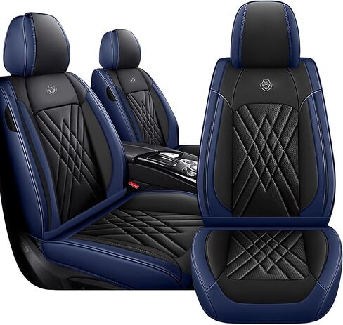 Car Seat Covers for VW Eos 2007-2016, 5 Piece Set Nappa Leather Non-Slip Seat Protectors, Breathable Seat Cover Set. (Standard 5 Seats, Beige) in Kuwait
