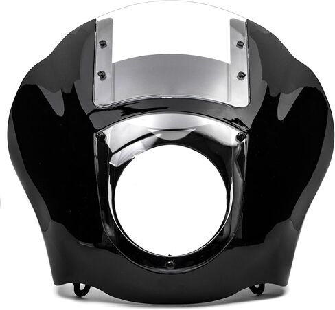 NEW Black & Clear Quarter Fairing Windshield Kit Compatible with Harley Davidson XL FXR Dyna in Saudi Arabia