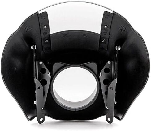 NEW Black & Clear Quarter Fairing Windshield Kit Compatible with Harley Davidson XL FXR Dyna in Saudi Arabia