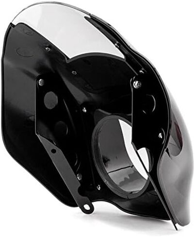 NEW Black & Clear Quarter Fairing Windshield Kit Compatible with Harley Davidson XL FXR Dyna in Saudi Arabia