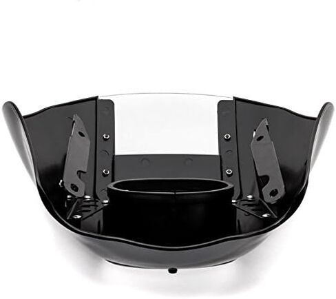 NEW Black & Clear Quarter Fairing Windshield Kit Compatible with Harley Davidson XL FXR Dyna in Saudi Arabia