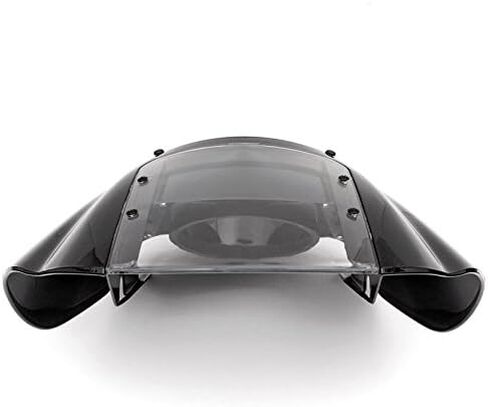 NEW Black & Clear Quarter Fairing Windshield Kit Compatible with Harley Davidson XL FXR Dyna in Saudi Arabia