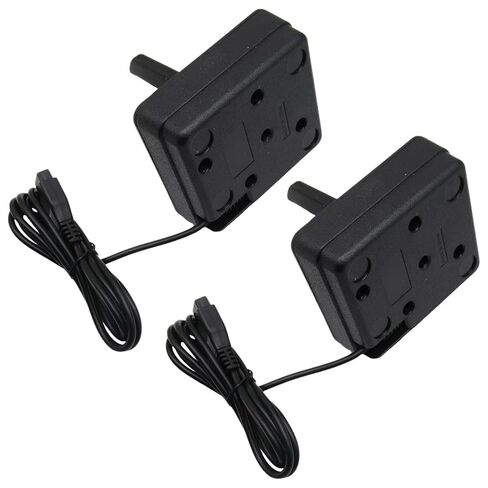 Loner 2-Pack Retro Classic 3D Analog Joystick Controller Compatible for Atari 2600 Systems, for Game Control with Operating Button/Four-Way Joystick - Black in Kuwait