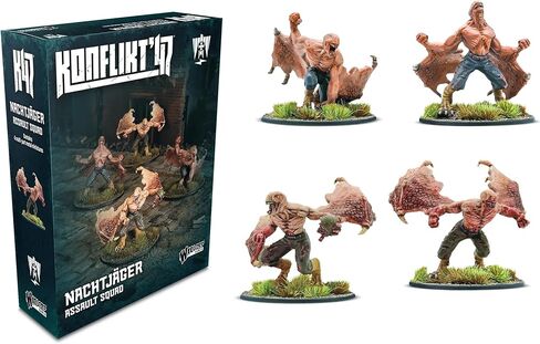 Warlord Games Nachtjager Assault Squad - Axis Miniatures for Konflikt 47 Highly Detailed 28mm Scale Miniatures in Kuwait