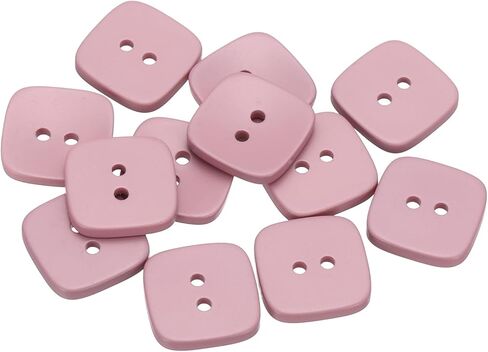 HARFINGTON 12pcs Sewing Button 30mm (1-3/16") 2 Holes Square Resin Button Craft Sewing Replacement Accessories for Clothing DIY Crafts Decoration, Khaki in Kuwait