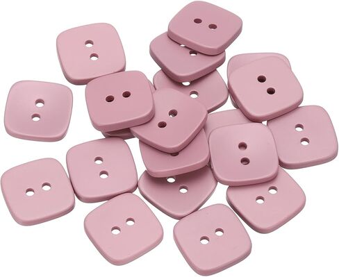 HARFINGTON 12pcs Sewing Button 30mm (1-3/16") 2 Holes Square Resin Button Craft Sewing Replacement Accessories for Clothing DIY Crafts Decoration, Khaki in Kuwait