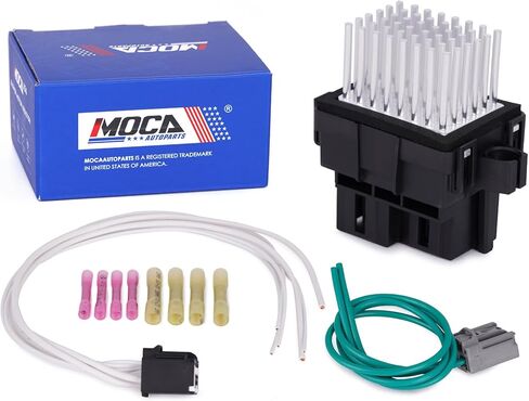 MOCA Blower Motor Resistor Kit Compatible with 08-20 for GMC Acadia, 08-20 for Buick Enclave, 07-20 for Cadillac Escalade ESV/Escalade 6.2L, 09-20 for Chevrolet Traverse, 07-10 for Saturn Outlook 3.6L in Kuwait