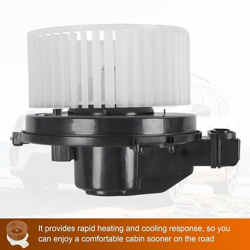 HVAC Heater Blower Motor Assembly Replacement for Subaru Forester 2019 2020 2021 2022 2023 Replaces 72223FL010 700339 75151 BM10101C Front Side in Kuwait