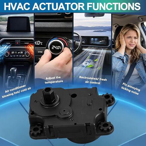277T14BU1A HVAC A/C Intake Heating Flap Motor Actuator Bracket Compatible with Nissan Rogue 2014-2019 Replace# 277T1-4BU1A in Saudi Arabia