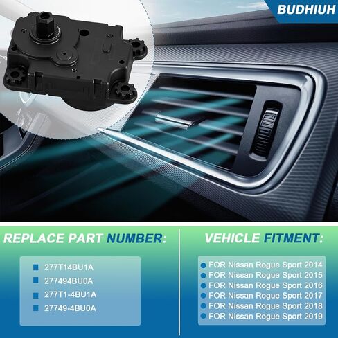 277T14BU1A HVAC A/C Intake Heating Flap Motor Actuator Bracket Compatible with Nissan Rogue 2014-2019 Replace# 277T1-4BU1A in Saudi Arabia