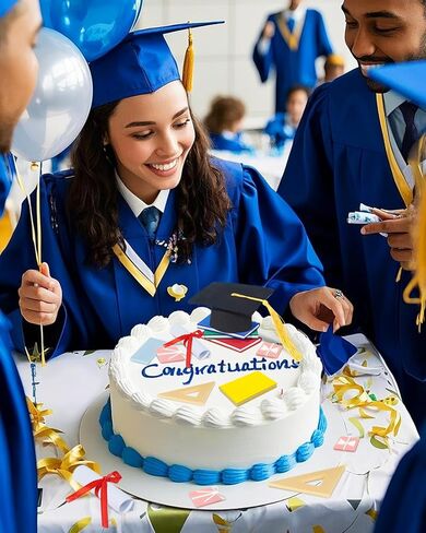 Graduation Cake Toppers, Class of 2026 Cake Decorations, Grad Cap, Scroll Cupcake Toppers for 2026 Graduation Theme Party Supplies in Saudi Arabia