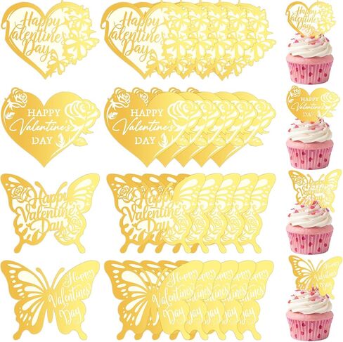 Capoda 24 Pcs 2026 Graduation Cupcake Toppers Glitter Gold Acrylic Class of 2026 Cupcake Picks with Gard Hat Reusable Graduation Party Cake Dessert Decor for Party Supplies Baking Decor in Saudi Arabia
