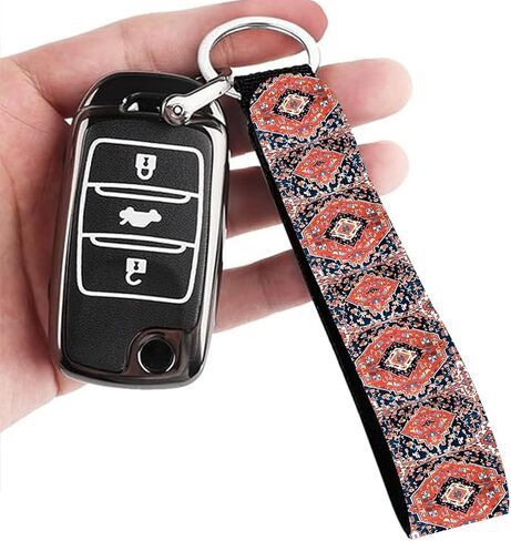 Car Keychain Wristlet,Neoprene Wristlet Strap,Wrist Lanyard for Keys,Wrist,Key Chains Decoration,Gifts for Women Men in Saudi Arabia