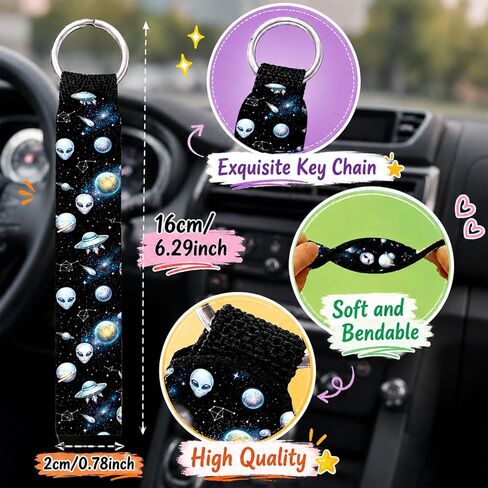 Car Keychain Wristlet,Neoprene Wristlet Strap,Wrist Lanyard for Keys,Wrist,Key Chains Decoration,Gifts for Women Men in Saudi Arabia
