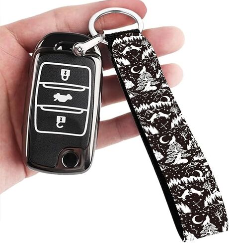 Car Keychain Wristlet,Neoprene Wristlet Strap,Wrist Lanyard for Keys,Wrist,Key Chains Decoration,Gifts for Women Men in Saudi Arabia