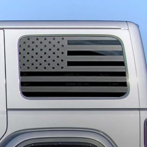 2PCS Rear Window Universal Decals Compatible with Car SUV Trucks,Matte Black Universal Vinyl Exterior Sticker Come with Installation Tool. (Leopard Cheetah) in Kuwait