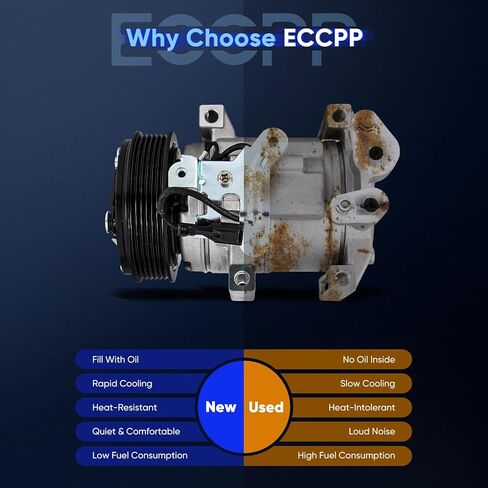 ECCPP AC Compressor Fast Cooling 2011-2013 Fit for Subaru Forester 2.5L Air Conditioning Compressor in Kuwait