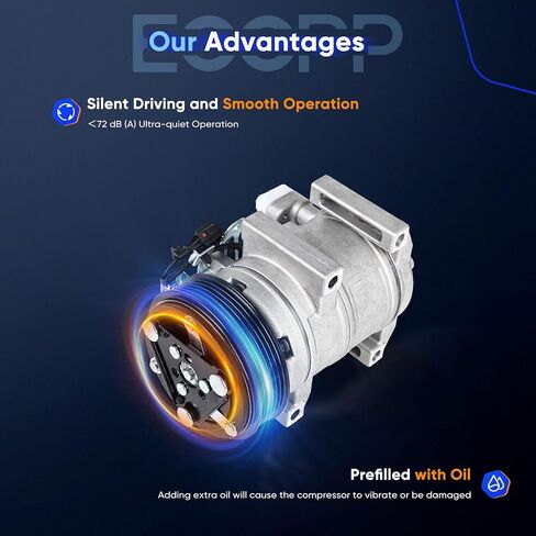 ECCPP AC Compressor Fast Cooling 2011-2013 Fit for Subaru Forester 2.5L Air Conditioning Compressor in Kuwait