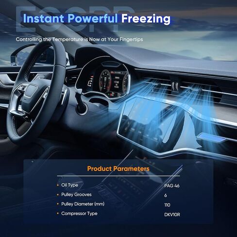 ECCPP AC Compressor Fast Cooling 2011-2013 Fit for Subaru Forester 2.5L Air Conditioning Compressor in Kuwait