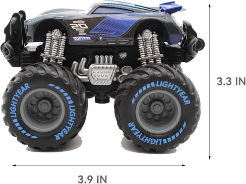 Movie Cars 3, Tow Mater Toy, Lightning McQueen Toys, Jackson Storm, 1:55 Die-cast Toy Car Big Wheel Buggy (Mater and McQueen) in Saudi Arabia