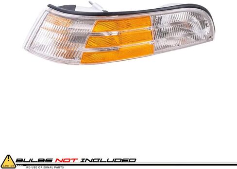 EPIC LIGHTING أضواء إشارة جانبية لوقوف السيارات عدسة وإسكان مع مجموعة المنعطفات متوافقة مع Ford 1992-1997 Crown Victoria Left + Right Side زوج in Kuwait