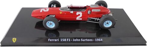 OPO 10 - Formula 1 Compatible with Ferrari 158 F1 John Surtees 1964-1/24 Diecast Model Car - GF013 in Kuwait