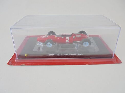 OPO 10 - Formula 1 Compatible with Ferrari 158 F1 John Surtees 1964-1/24 Diecast Model Car - GF013 in Kuwait