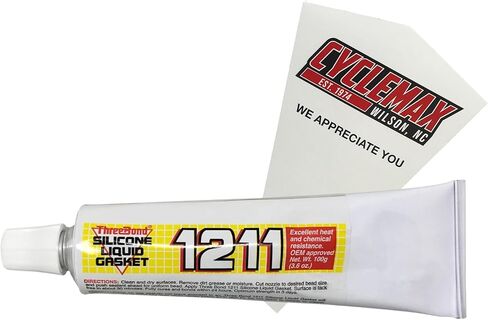 Cyclemax One Pack compatible with Kawasaki Three Bond Engine Silcone Gasket 1211-3.5oz. TB1211 Contains One 1211 and a Funnel in Kuwait