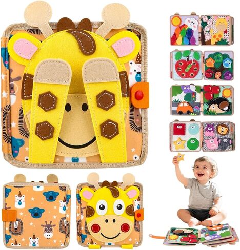 Busy Book for 1 Year Old:Quiet Books for Toddlers 1-3,Poke A Dot Books for Toddlers 1-3,Trending Gifts for 1 Year Old Boy Or Girl in Saudi Arabia