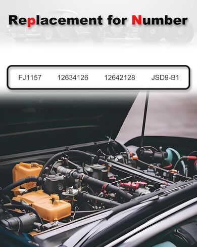 Fuel Injector Compatible with 2012-2022 Cadillac, Chevy, Buick, GMC Vehicles - ATS, CTS, SRX, XTS, Camaro, Caprice, Equinox, Impala, Traverse, Enclave, Canyon, Terrain - Replace# FJ1157 in Saudi Arabia